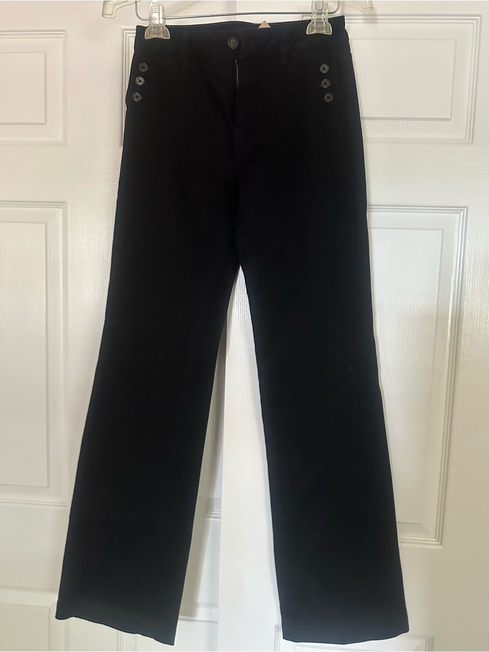 Massimo Dutti Black Straight Leg Jeans
